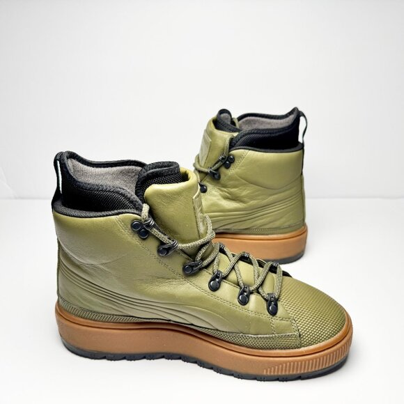 Puma Evolution The Ren Boots in Burnt Olive and Black Sz 8.5 - Picture 5 of 8